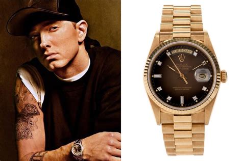 eminem interview rolex watch|eminem casio g shock.